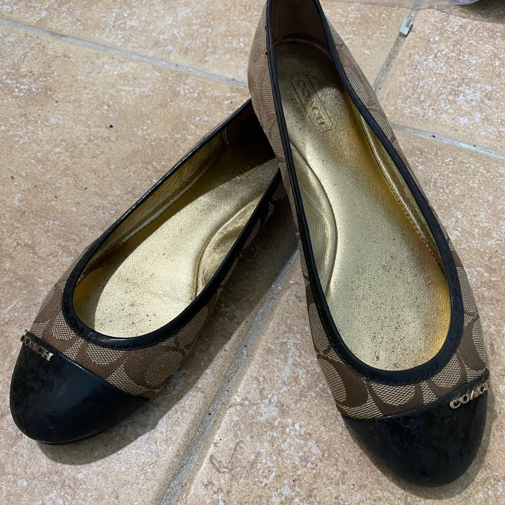 COACH Darena Signature Flats - 7.5